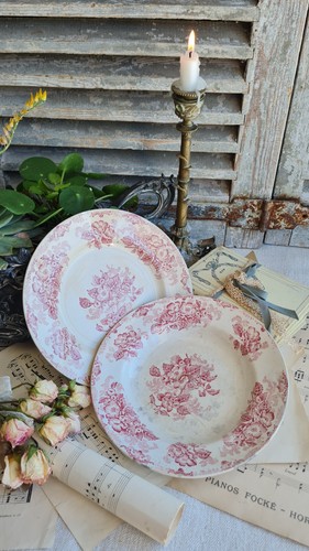 Anciennes assiettes terre - 2,