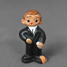 Figurine Serveur Vintage Années 60 en Terre Cuite - Espagnole