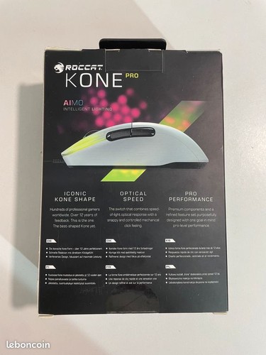 Souris roccat kone - souris, noire