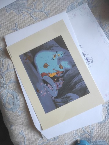 Lithographie aladdin disney - aladdin,