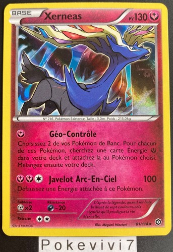 Carte pokemon xerneas 114 - pokemon,