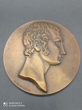 Grosse Médaille en Bronze Xavier Bichat ,laboratoire , médecine signée Delamarre