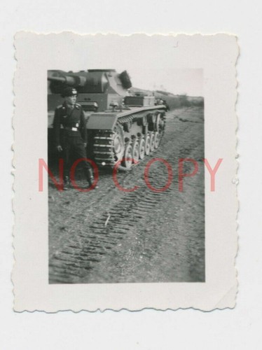 Photo wk2 panzer soldat devant - soldat,