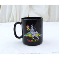 Vintage 1990s Licensed Euro Disney Resort Paris and MC Donalds Coffee Mug Cup