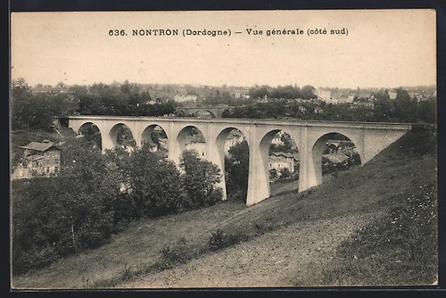 Cpa nontron vue générale - cpa, nontron,