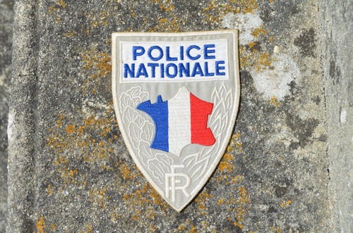 Police nationale insigne de - police, (insigne