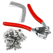 Kit de Pinces à Plomber Tenailles Pinces D'étanchéité avec 80 Pièces fil de s...