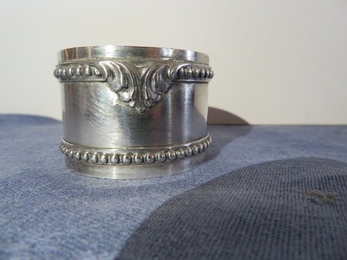 Rond serviette argent - rond, de