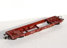 ROCO HO 46361 WAGON PLAT POCHE KANGOUROU EN METAL, TRANSPORT SEMI REMORQUE, OBB