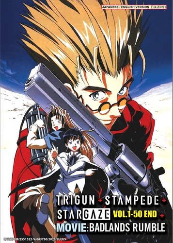 Dvd anime trigun stampede - anime,