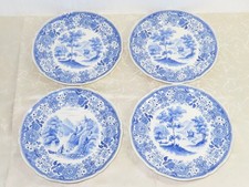 4 Pcs Villeroy Et Boch "Burgenland Bleu" Assiette, N3