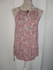 débardeur tunique rose orange