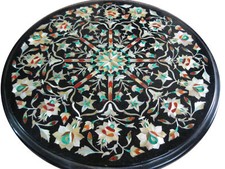 16 " Marbre Café Table Pierre