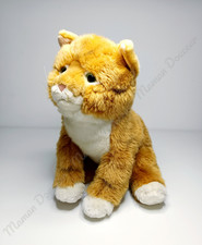 Peluche doudou chat - peluche/doudou, roux