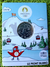 FRANCE Collection JO 2024 10 Euros Argent 2024 LE MONT BLANC  9/18