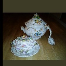 Lot Soupière Faïence Italie