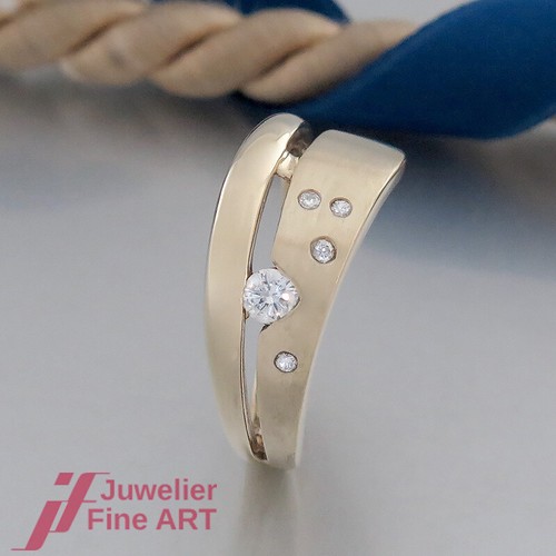 Bague fine brillante avec - fine, 5