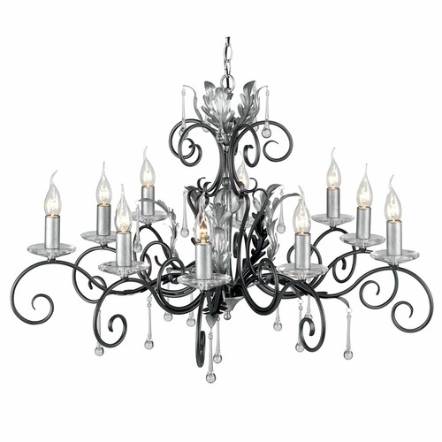 Premium lustre noir argent - noir,