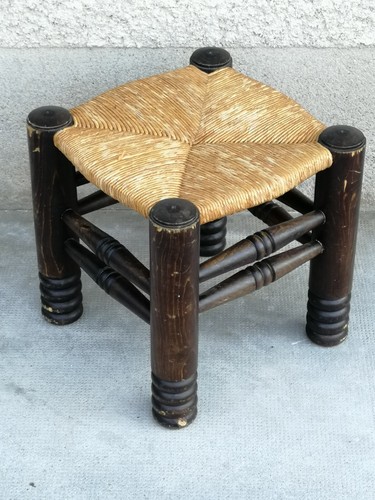Ancien tabouret design - , charles