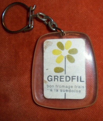 Porte clés fromage frais - fromage,