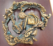 Sculpture bronze tete - ,