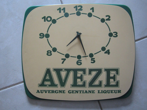 Publicité pendule aveze - publicité,
