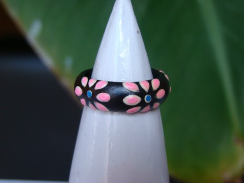Bague enfant fillette bois - bague,