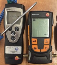 Sonde Testo 922  Vacuomètre Testo 552 Bluetooth Testo