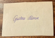 Autographe original de Grabner Maria Ski-Alpin