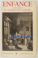 Enfance n°5 La psychologie