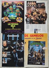 Ninja Turtles Tortues poster Clippings Pack Collection Magazines Lot de Presse 