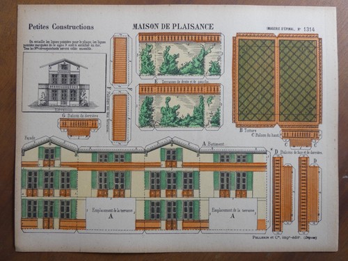 Maquette papier maison - maquette,