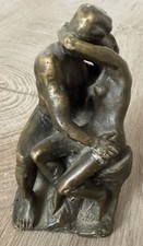 Sculpture Bronze reproduction éditions Atlas LE BAISER D'APRÈS L'OEUVRE DE RODIN