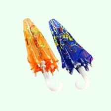  Mini parapluie en dentelle pour enfants, 2 pièces, maison de jeu, jouet,
