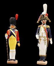 Figurine BALLADA 2 TAMBOUR-MAJOR   / peinture d'origine 