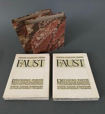 2 tomes de Faust par J. W