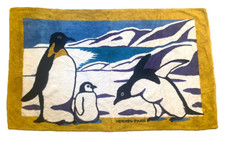 Serviette de plage Hermès "Pingouins" - Hermes Terry Cotton Beach Towel Pinguins