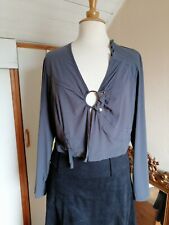 VESTE BOLERO légère grise JEAN MARC PHILIPPE taille 2 ou 42 44