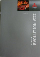 Brochure MITSUBISHI LANCER EVOLUTION  VIII caractéristiques / équipements