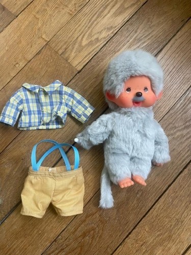 Peluche kiki gris avec - peluche,