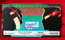 RARE!!! Billet de STARMANIA