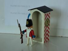 PLAYMOBIL vintage pirates soldat anglais tunique rouge guérite set 3544 de 1981