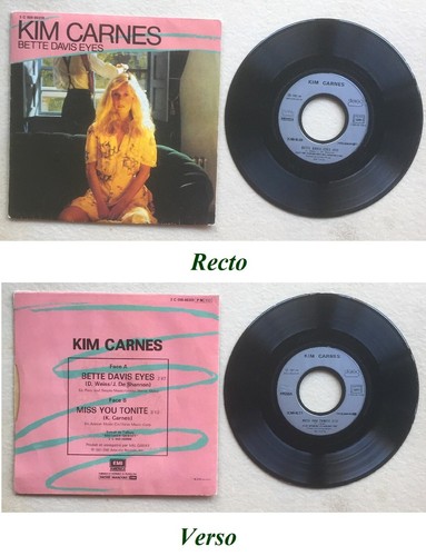Kim carnes disque 45t vinyl - **,