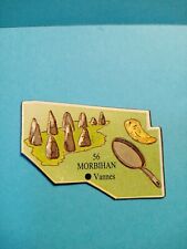 ANCIEN  MAGNET LE GAULOIS  CARTE DE FRANCE N° 56  MORBIHAN