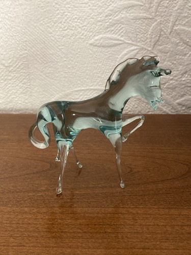 Figurine cheval verre soufflé - cheval,