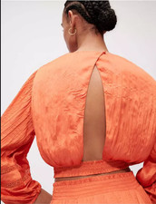 Maje Blouse Femme Orange