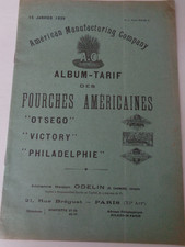 ?Catalogue Fourche américaines - 1929 - agricole