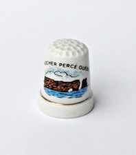 Dé à coudre de collection  porcelaine Rocher Percé Québec