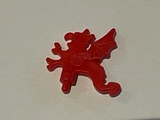 LEGO Red Minifig Helmet Plume