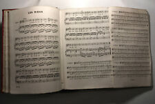 1863 PARTITIONS CHANSONS GUSTAVE NADAUD PAROLES et MUSIQUE PIANO POESIES LIVRE